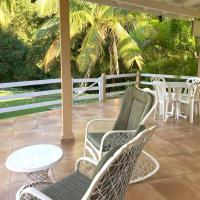 Location maison cabrera grande terrasse vue jardin tropical