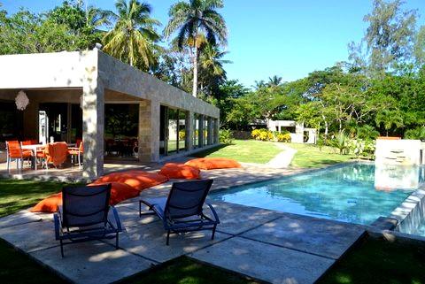 Modern villa for sale on the ocean Dominican republic